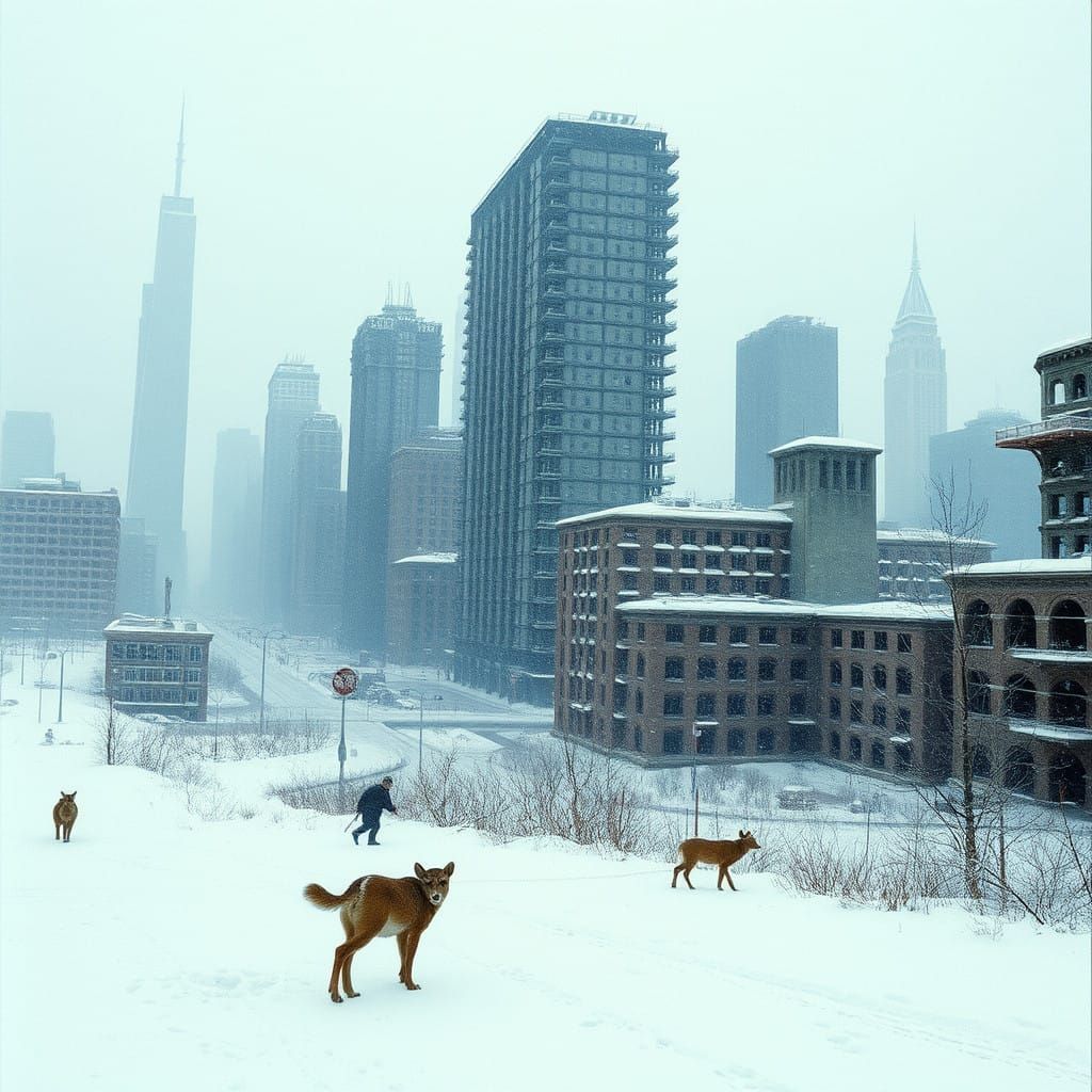 Frostbitten Metropolis Reclaims a Desolate Post-Apocalyptic....