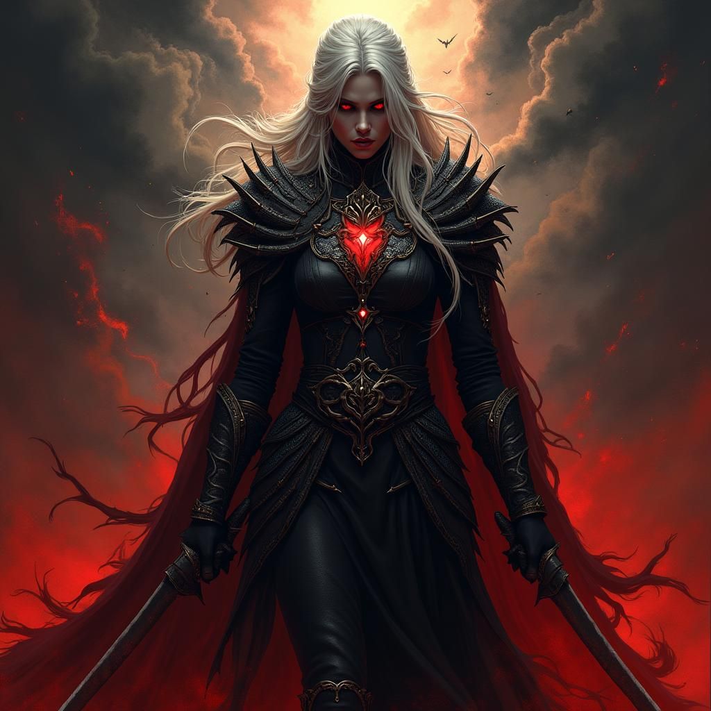 Cirilla Witcher 3: Grimdark Heroine in Chiaroscuro