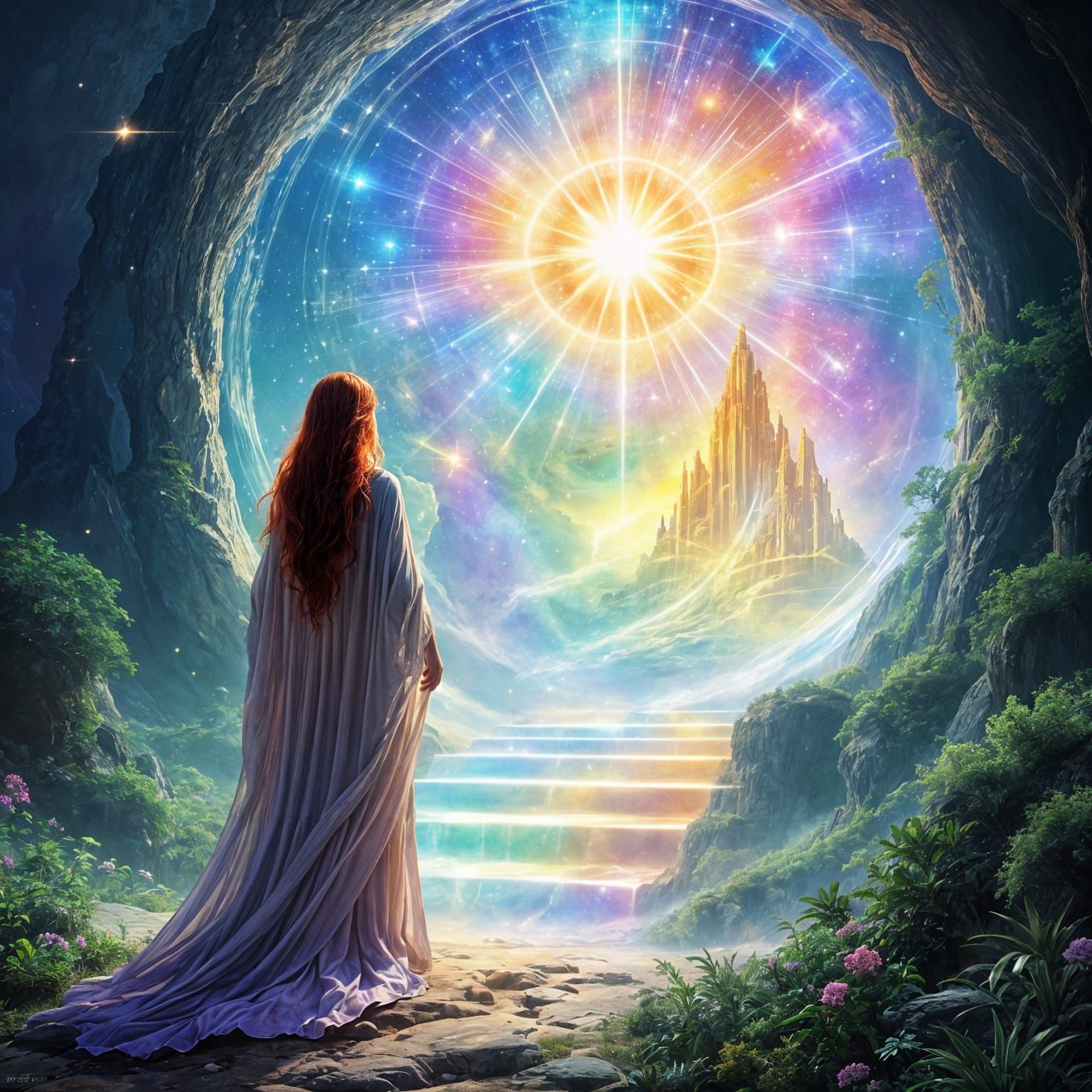 Cosmic Mary Magdalene Ascends as Seraphim