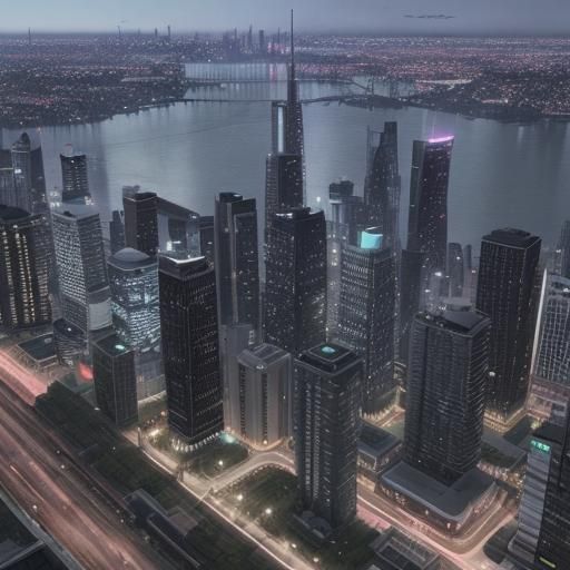 Ultra Realistic Grand Theft Auto Cityscape