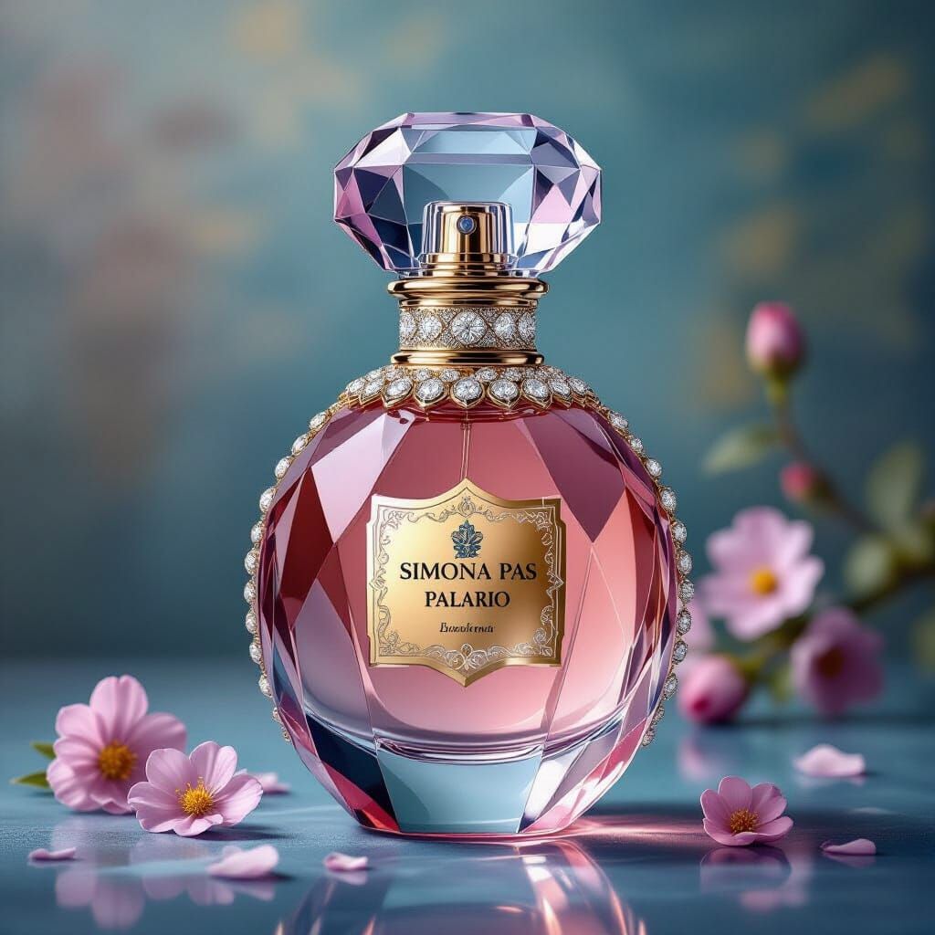 Porcupine Perfume Bottle in Klimt Style