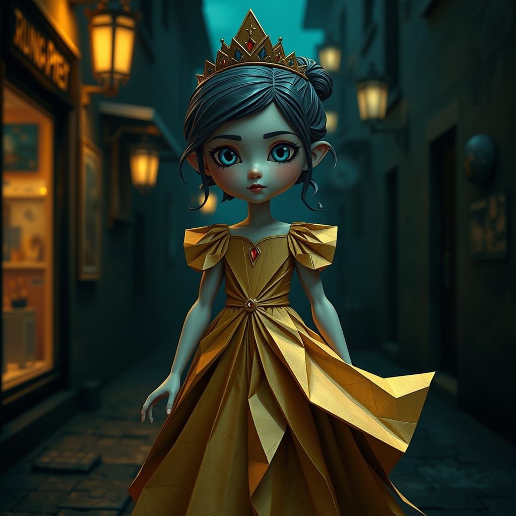 Origami Princess in Dark Urban Fantasy