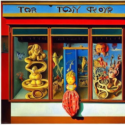 Whimsical Toy Store Window Display