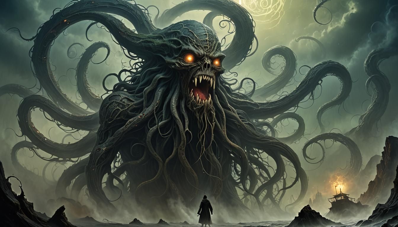 Lovecraftian Horror Emerges in Dark Fantasy Style