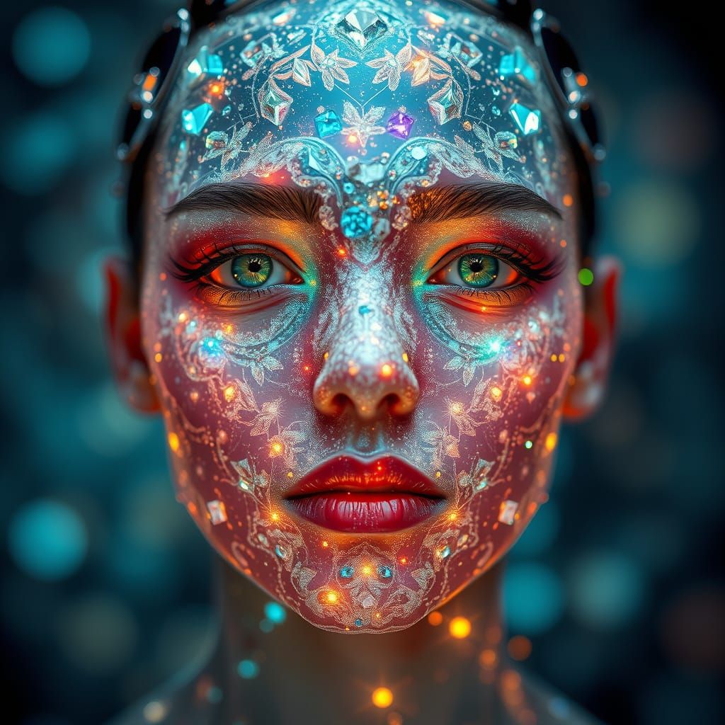 Cosmic Being Radiates Ethereal Luminescence