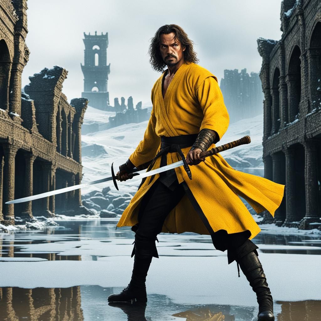 Epic Showdown: Kill Bill vs Princess Bride in Ruins