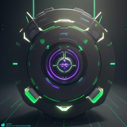 Futuristic Sci-Fi Device with Intricate Details