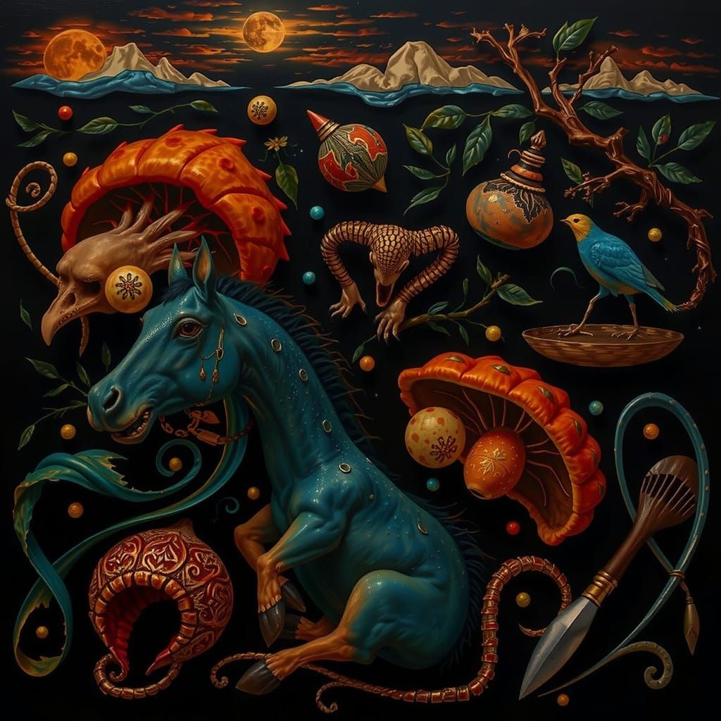 Abstract Art Celebrating Perfection and Beauty