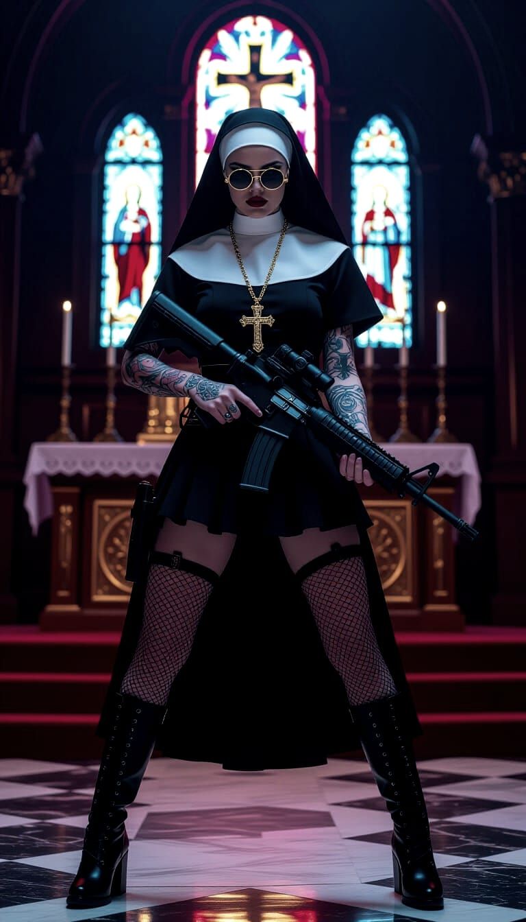 In a godless world, her gospel is the last word!