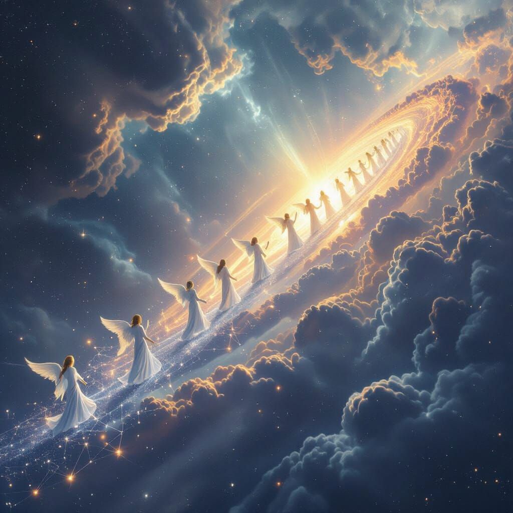 Endless Angels Descend Into Event Horizon