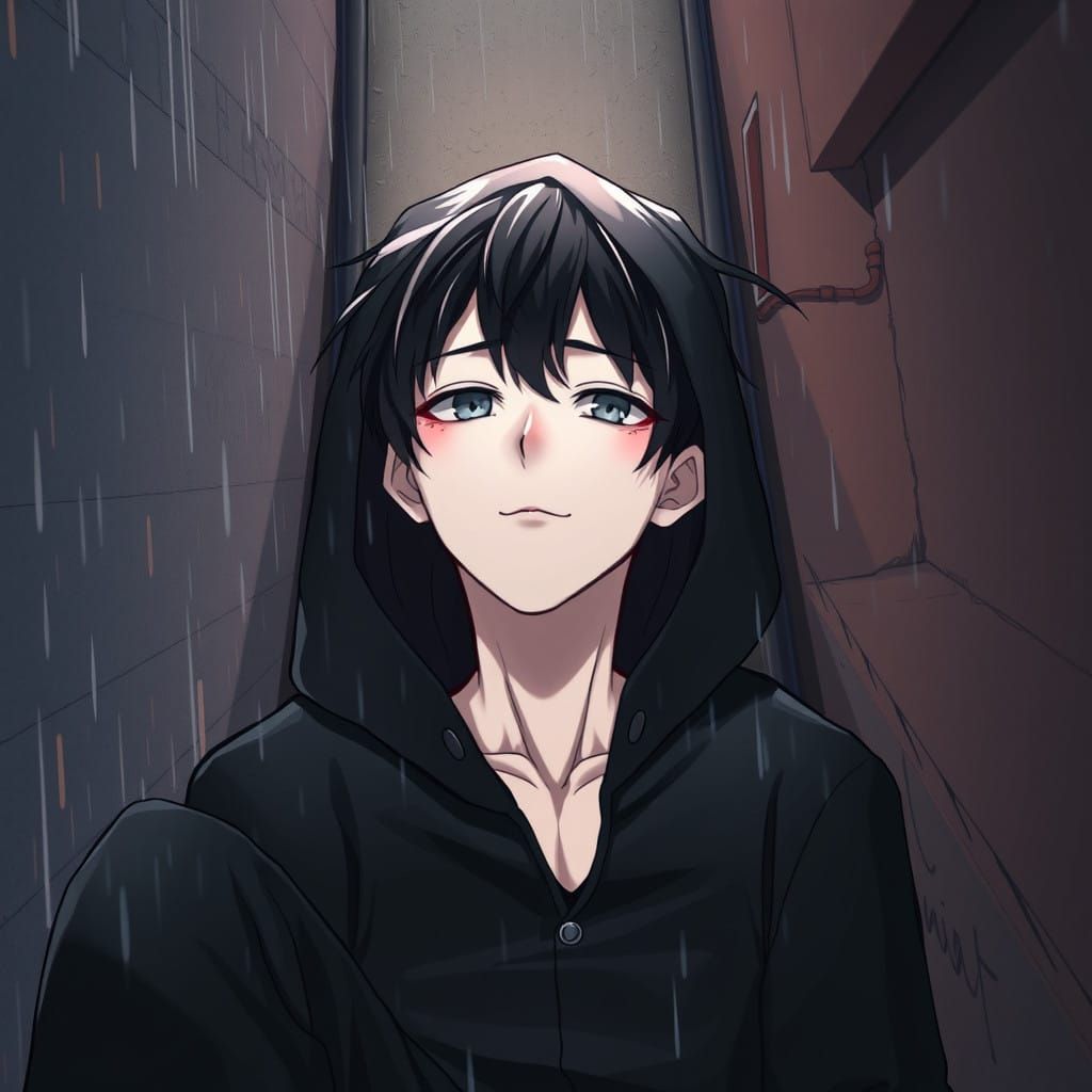 Mourning in the Rainy Alley