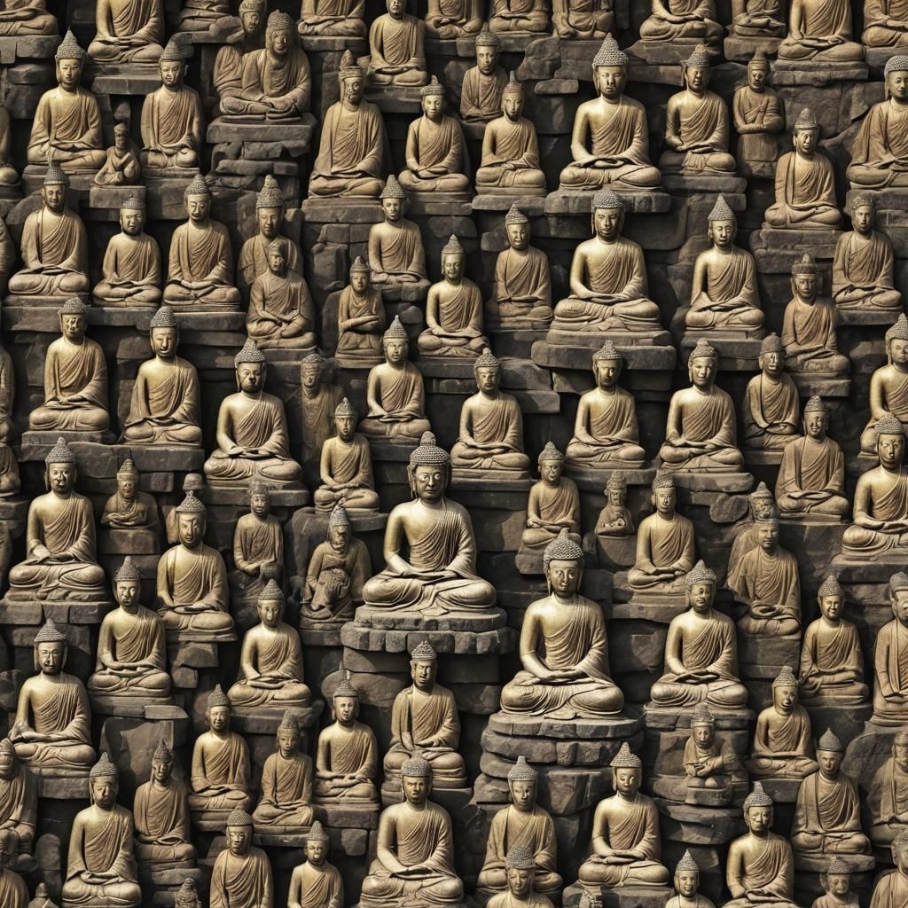 Tranquil Buddhist Temples and Sacred Architecture