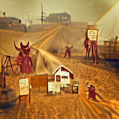 Dust Bowl Devil Deal: Sepia Horror in Unreal Engine