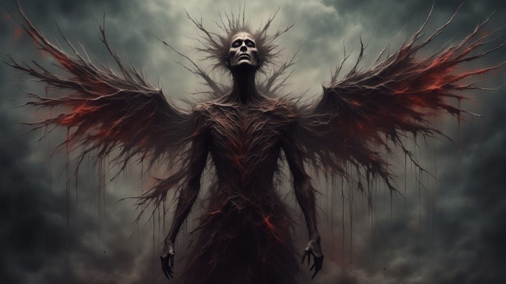 Intense Portrait of an Artist's Spirit in Dynamic Concept Ar...