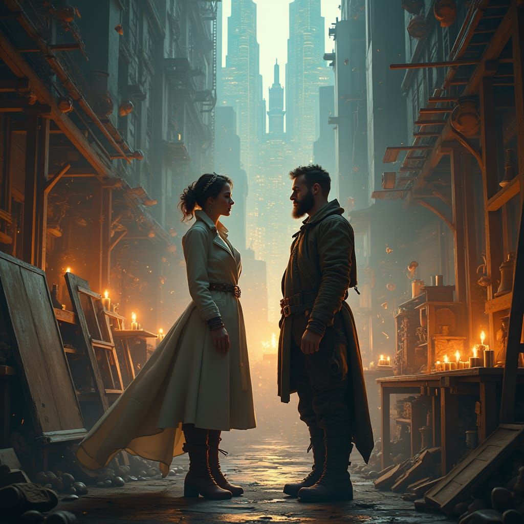 Intense Negotiation in Mystical Steampunk Workshop