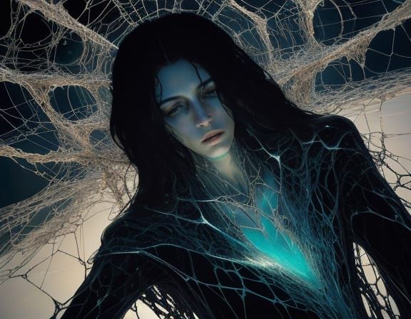 Trapped Soul in Nihilistic Vortex, Surreal Masterpiece