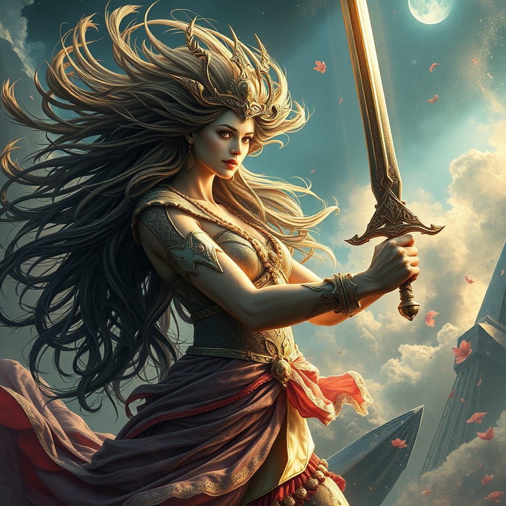 Warrior Goddess Empowered by Spring