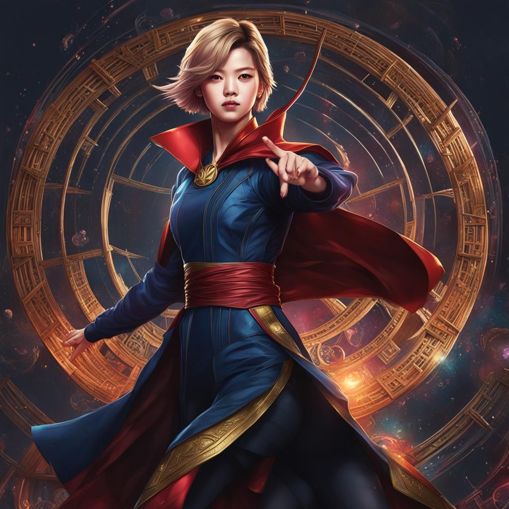 Yoo Jeongyeon as Female Dr. Strange: Digital Art