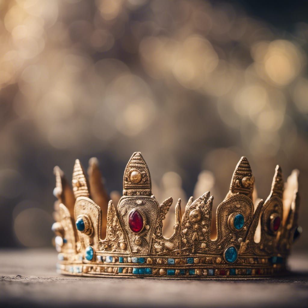 Ancient Sumerian Queen Crown: Professional Photography
