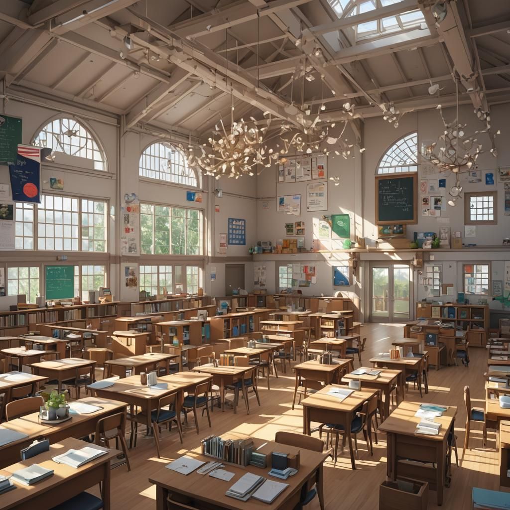 Sandy Hook Elementary School in Anime Style