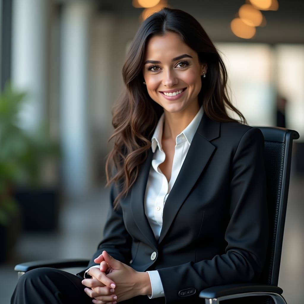 Professional Woman in Business Suit Portrait