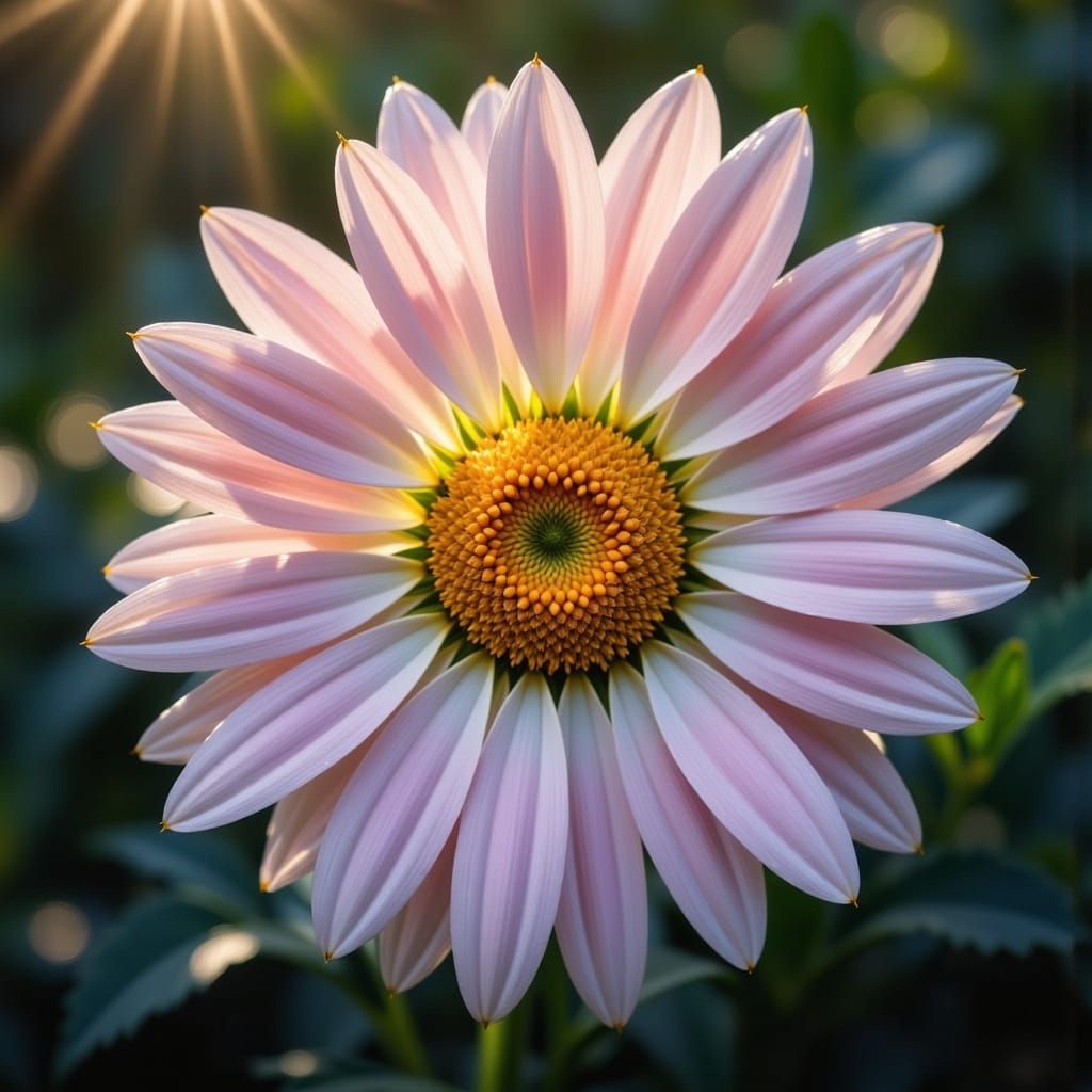 Dewy Morning Flower Close-up with Bokeh