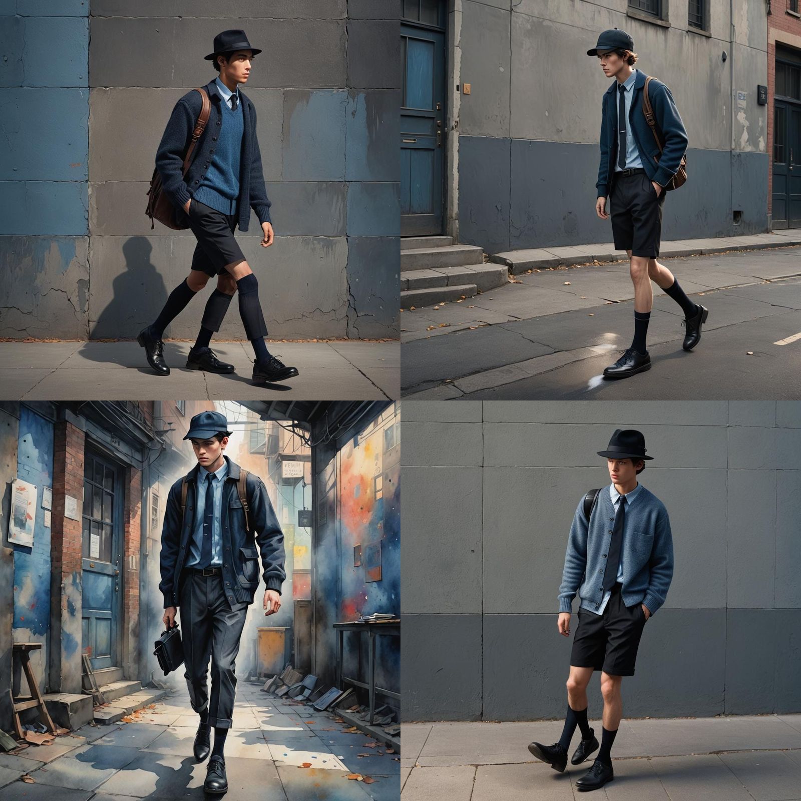 Young Man in Shorts at Krag Academy