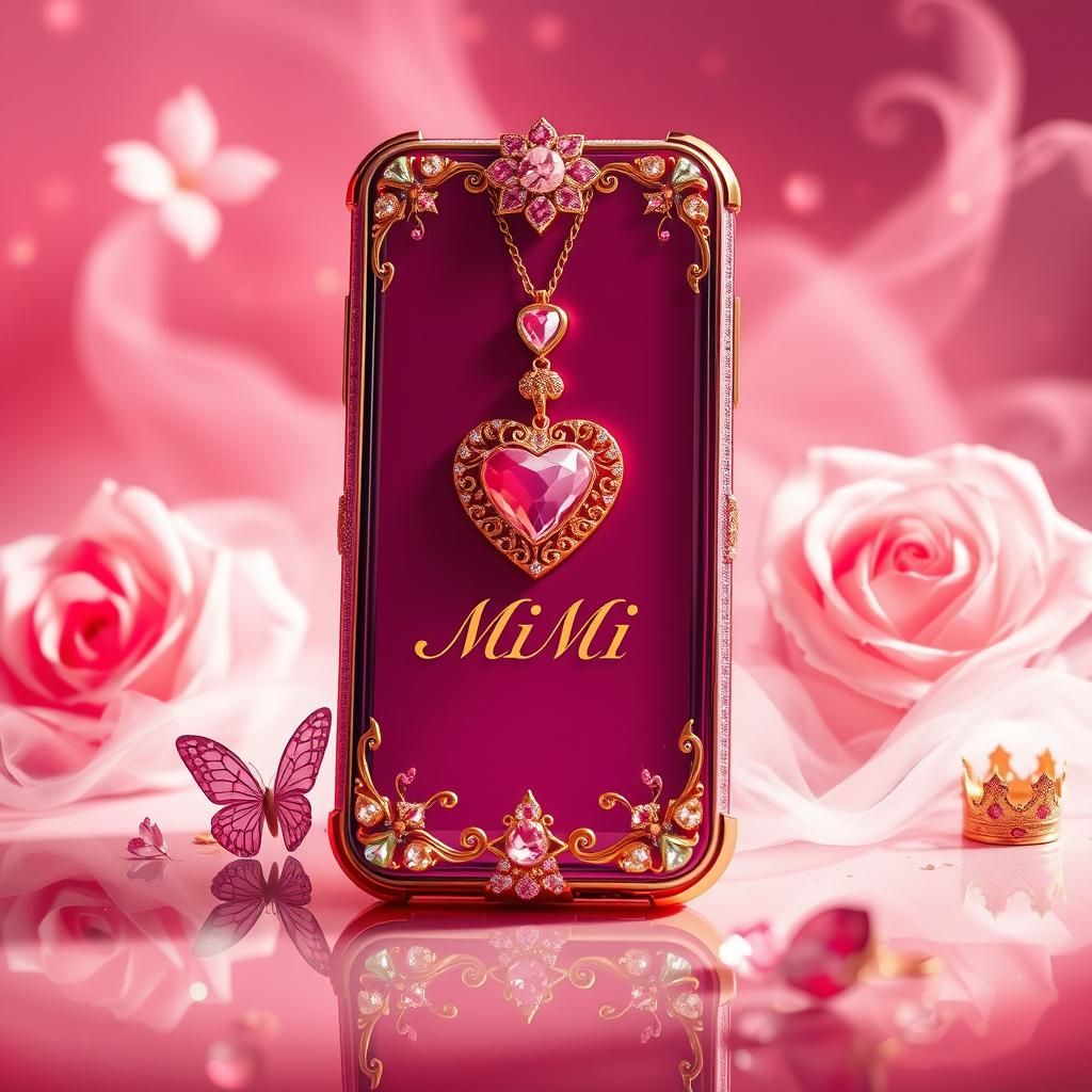 Luxurious Gemstone Phone Case in Fantasy Style