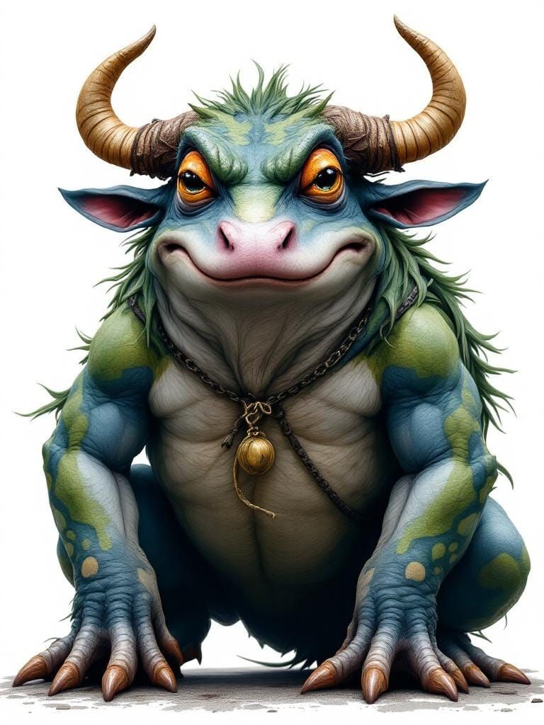 Hybrid Bullfrog Creature