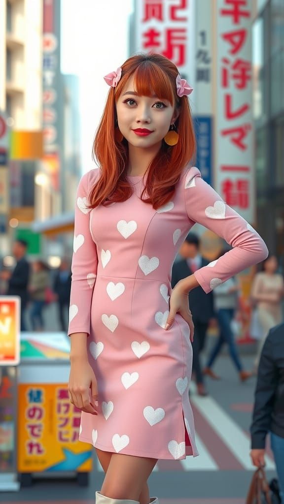 Pastel Elegance in Shibuya