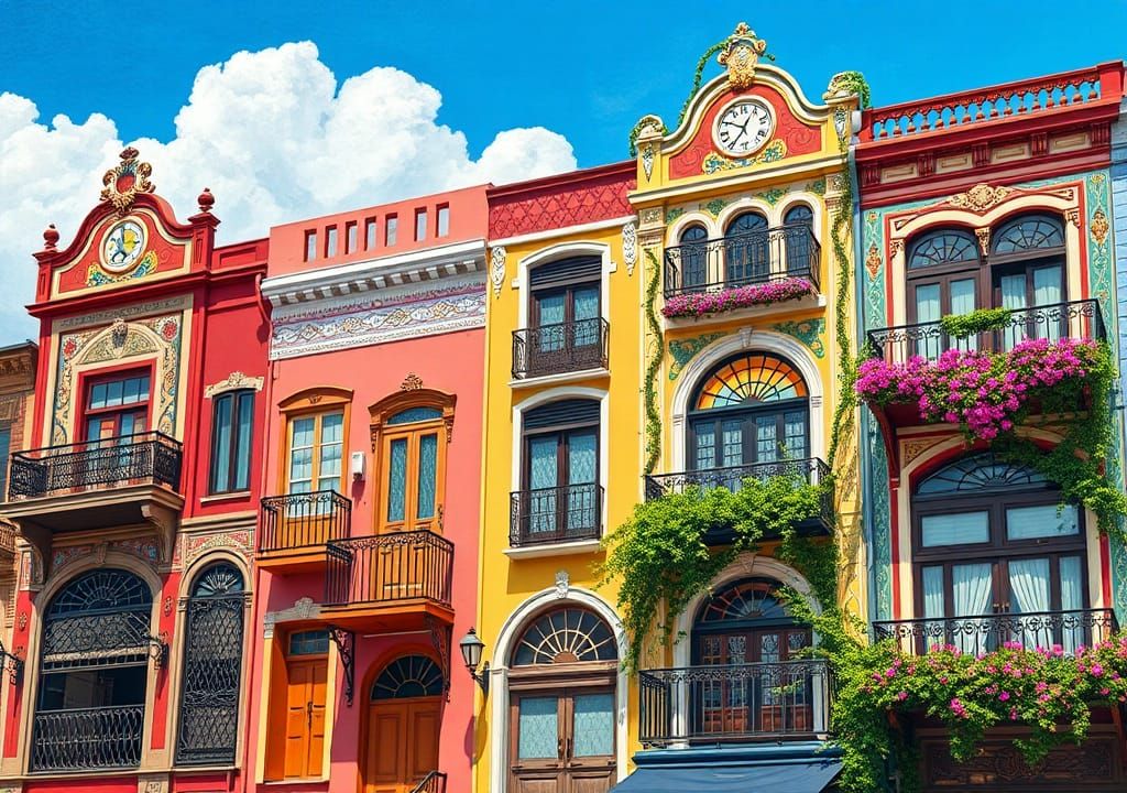 Colorful Houses of La Boca: A Whimsical Architectural Dream