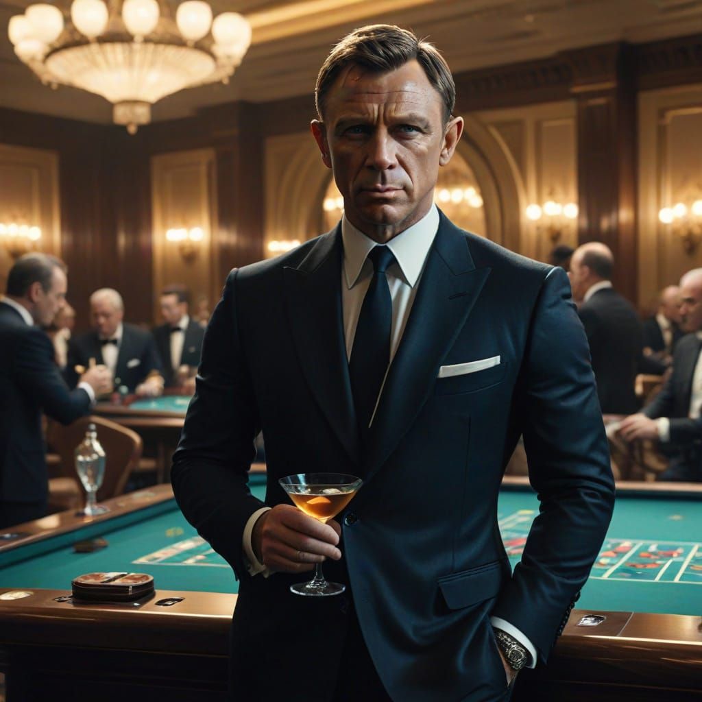 Sophisticated Bond in High-Stakes Casino