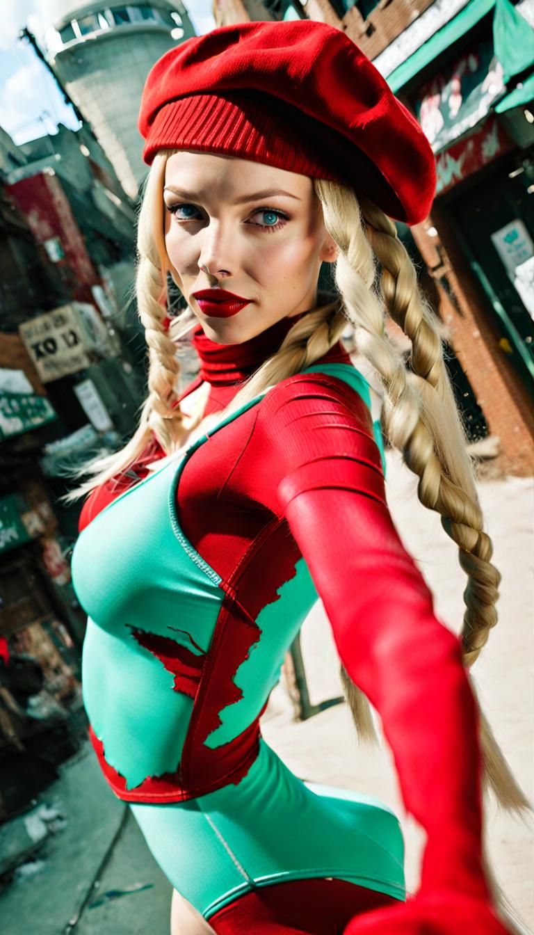 Dove Cameron as Cammy White in Fisheye Angle