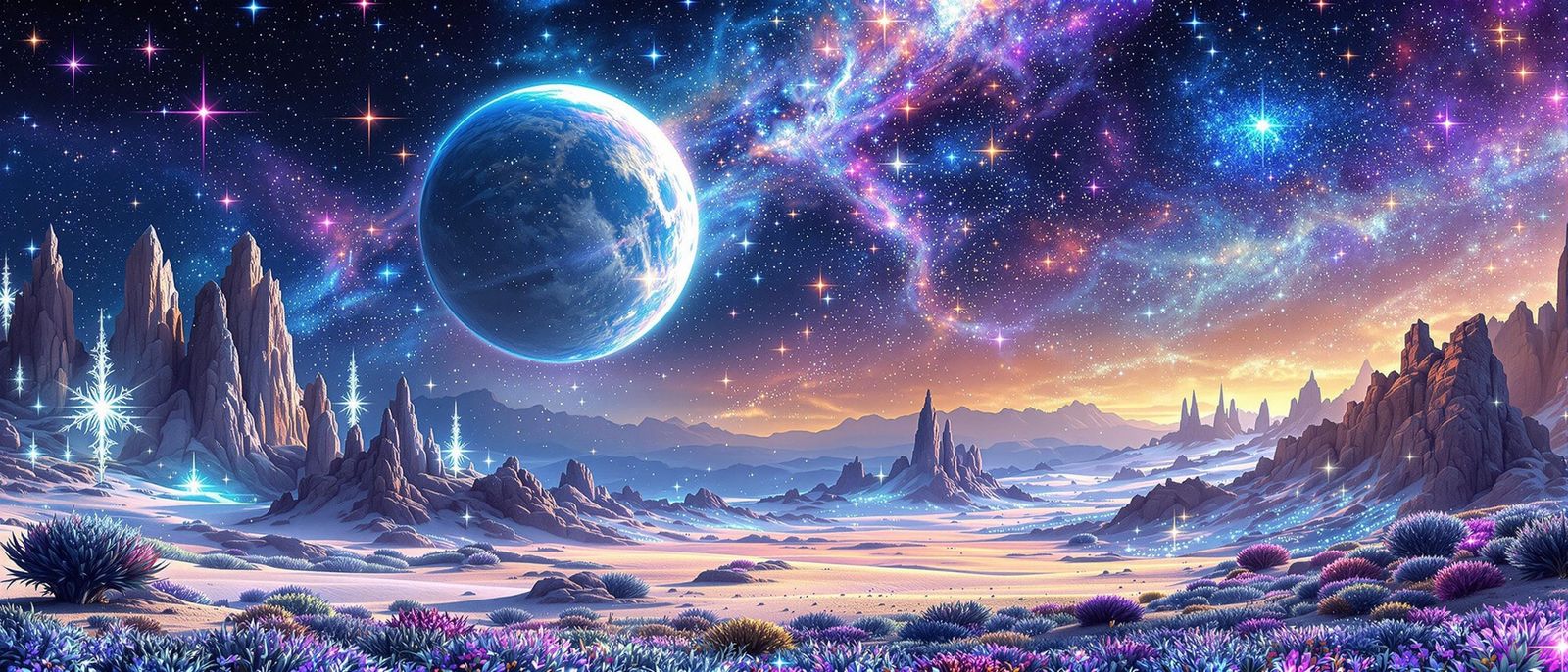 Celestial Dreamscape in Ethereal Hues