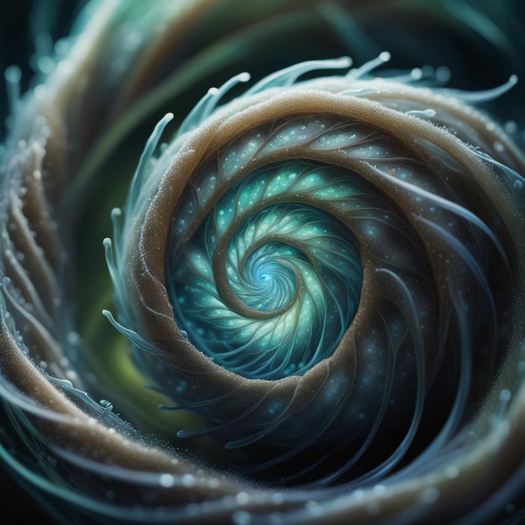 Glowing Catalyst Seed in Mystical Atmosphere