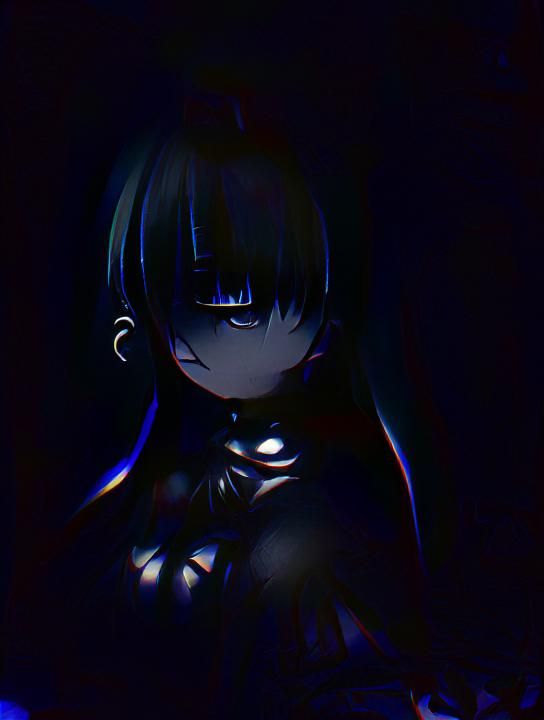Abstract Black Void: Field of Darkness