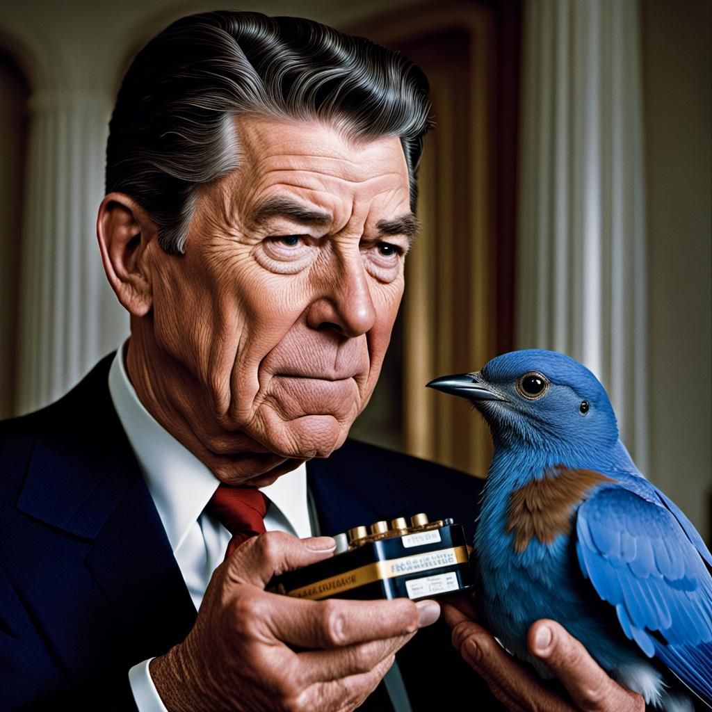 Reagan and the Bluebird: A Presidential Portrait