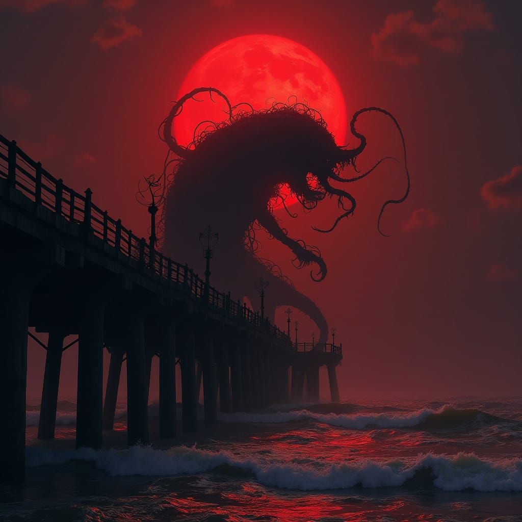 Eldritch Horror Emerges from Pier's Shadows