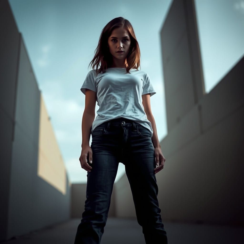 Mysterious Figure in Hyperrealistic Portrait