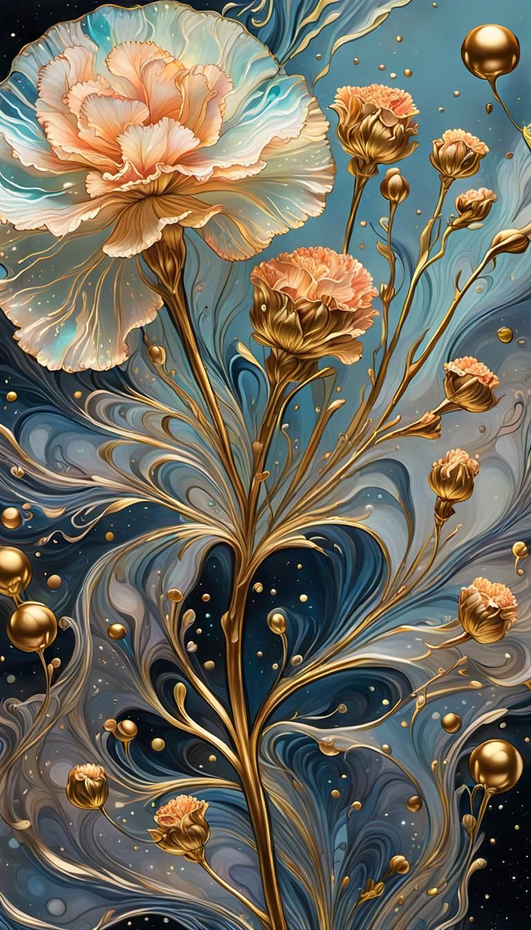 Golden Carnation in Cosmic Fantasy Universe