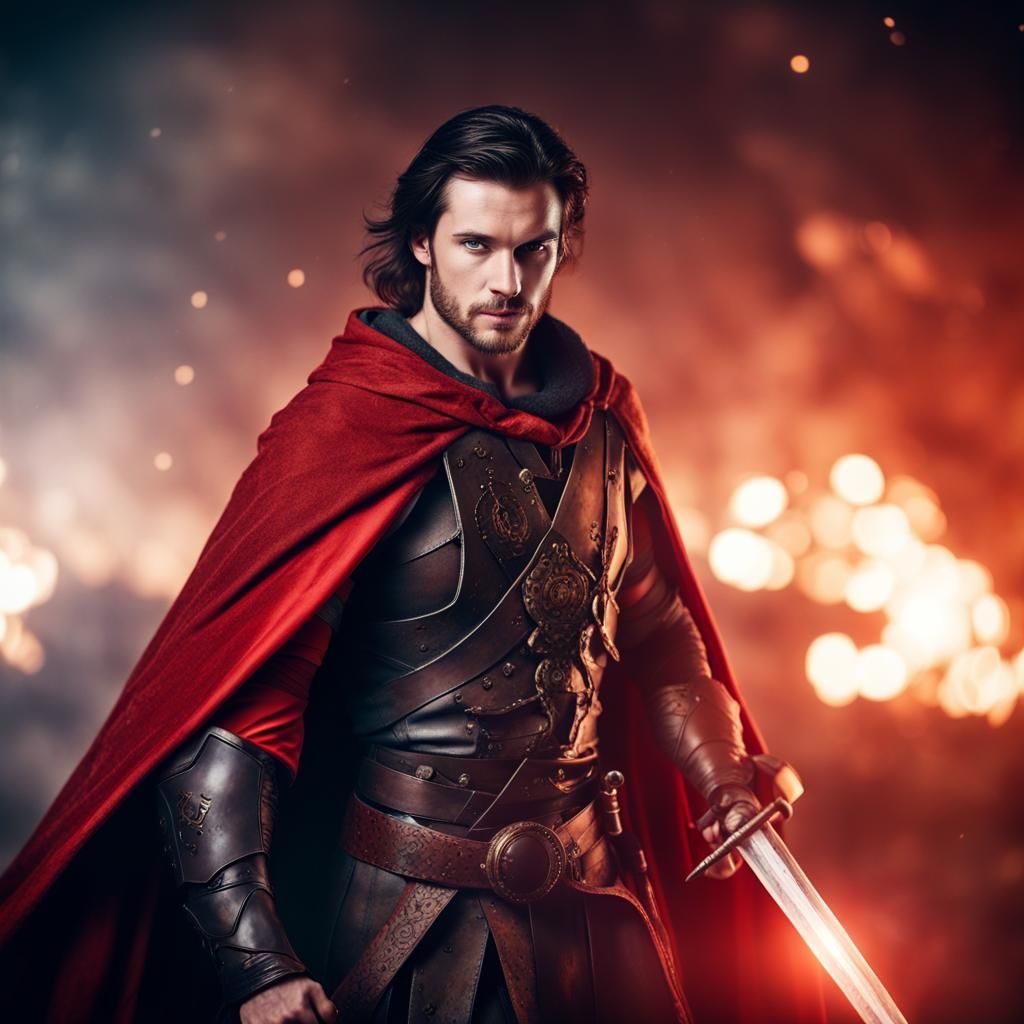 Medieval Warrior on a Futuristic Planet