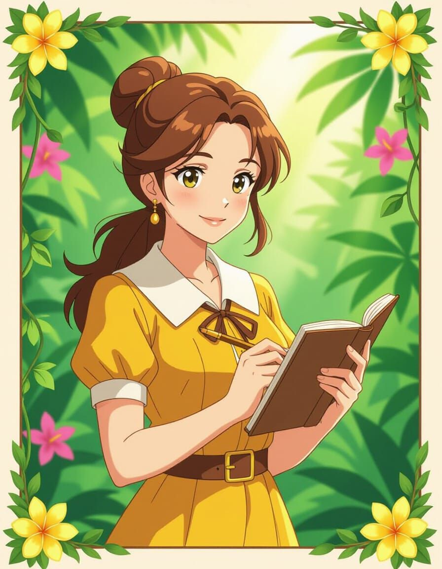 Anime Jane Porter Explorer Trading Card