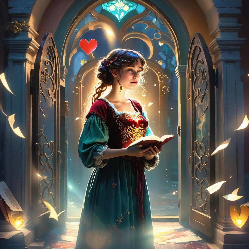 Ethereal Gates of Light: A Double Exposure Film Still