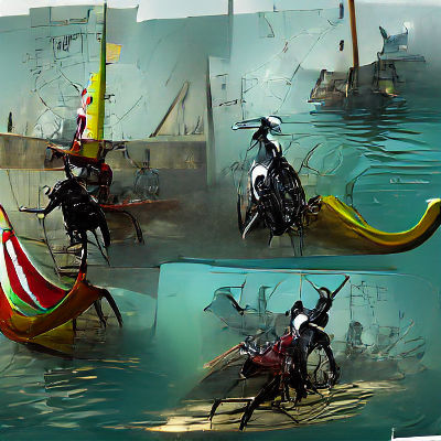 Seahorse Jousting Tournament in Coral Reef