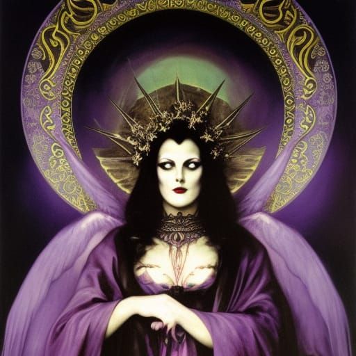Ominous Occult Illustration of the Mothers of Darkness