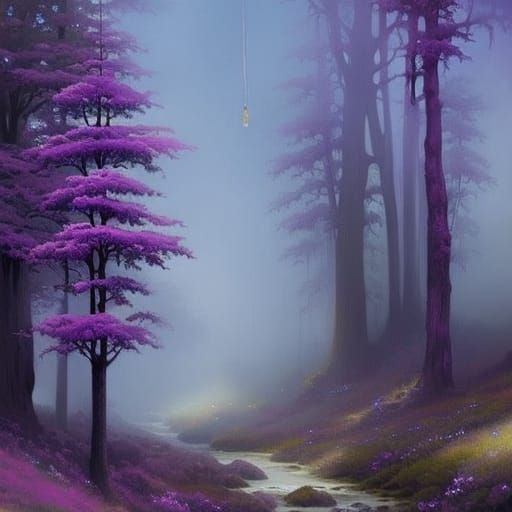 Ethereal Elven Hut in Silverwood Forest