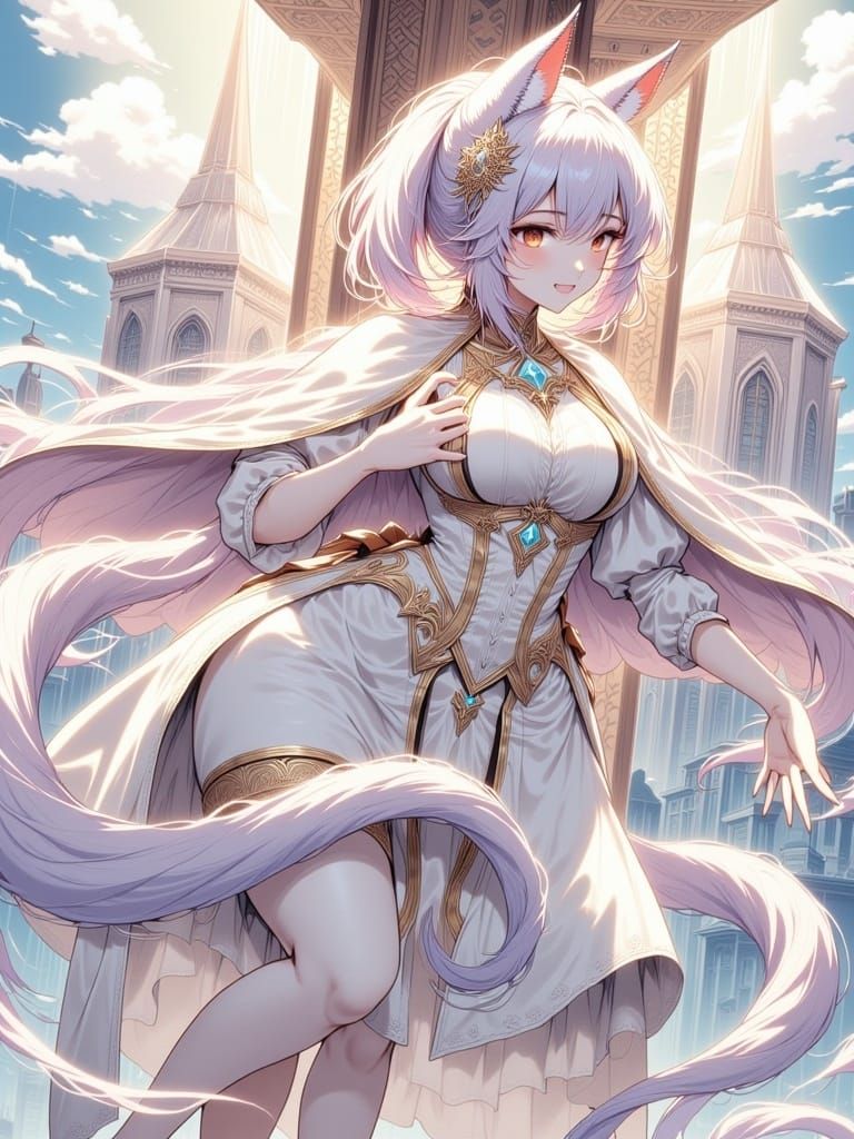 Anime Character Portrait in Modern Style