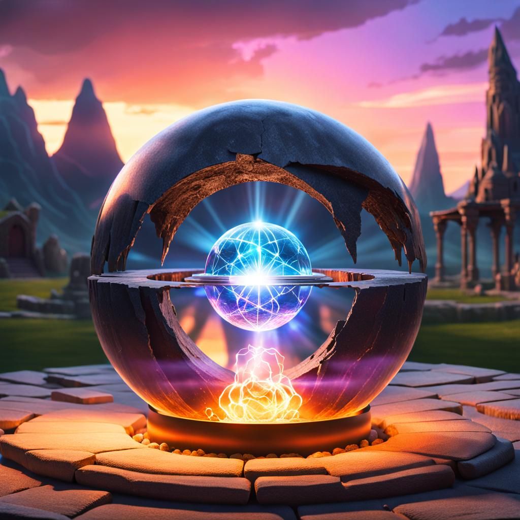 Pulsing Energy Orb in Wizard's Sanctum