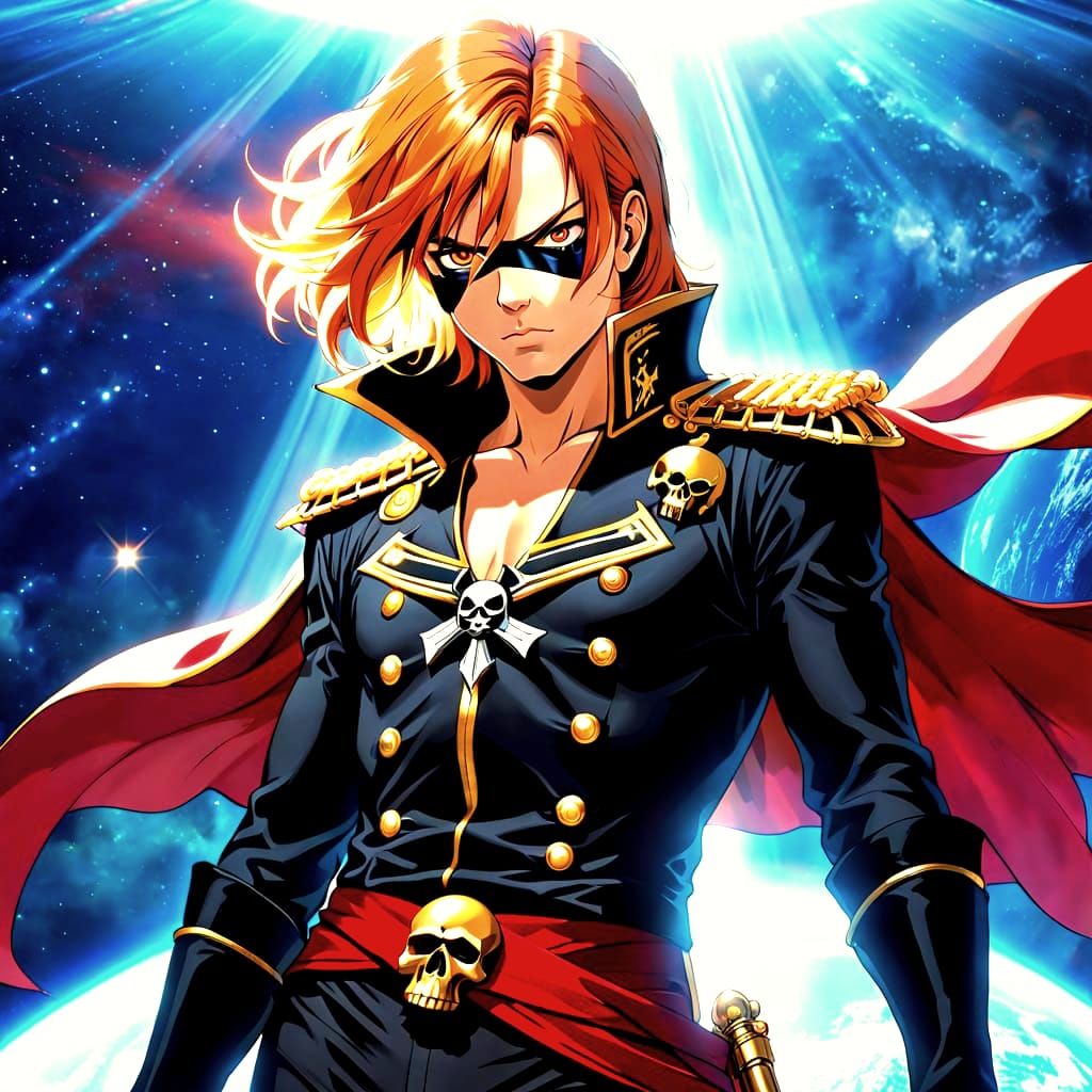 Space Pirate Captain Harlock in Space Battle