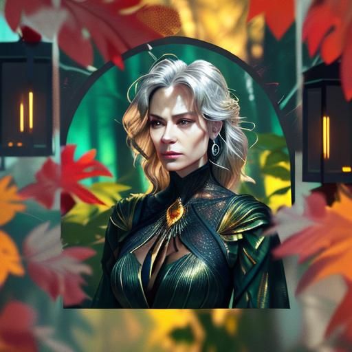 Eerie Forest at Sunset in Cinematic 8k